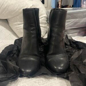 Black booties size 7 ish